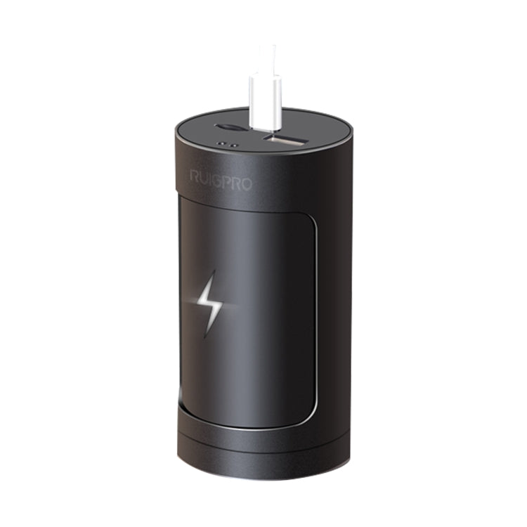 RUIGPRO for GoPro HERO8 Black /7 /6 /5 3-channel Battery Charger Wireless Charger Battery Case with LED Indicator Light