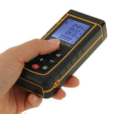 RZ-A40 1.9 inch LCD 40m Hand-held Laser Distance Meter with Level Bubble