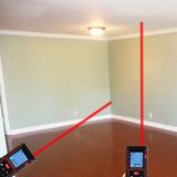 RZ-A80 1.9 inch LCD 80m Hand-held Laser Distance Meter with Level Bubble