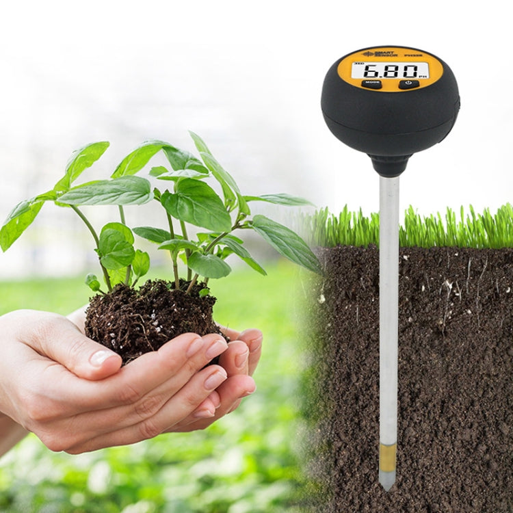 Smart Senser PH328 Soil Acidity Meter Fertilizer Nutrient Humidity Detector