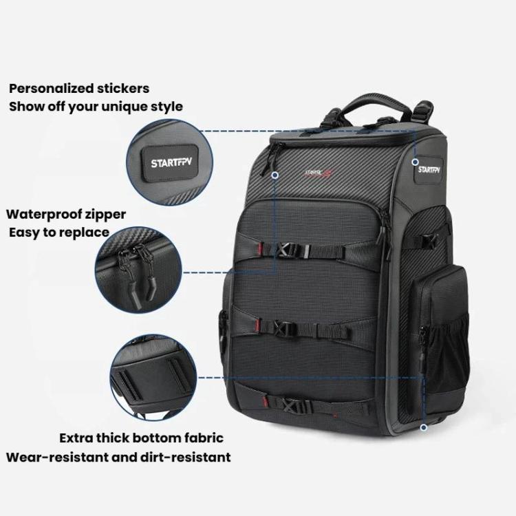 STARTRC BP2 FPV Drone Carry Backpack Outdoor Large Capacity Waterproof Durable Storage Bag
