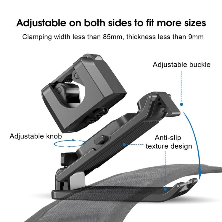 STARTRC Quick-Release Backpack Mount Clip Bracket for Selfie Stick or Action Camera