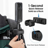 STARTRC Quick-Release Backpack Mount Clip Bracket for Selfie Stick or Action Camera