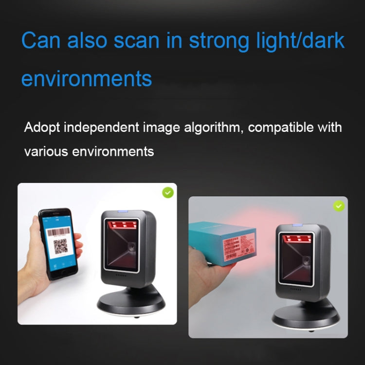 Supermarket Cashier Scanning Platform QR Code Payment Wired Handheld Barcode Scanner