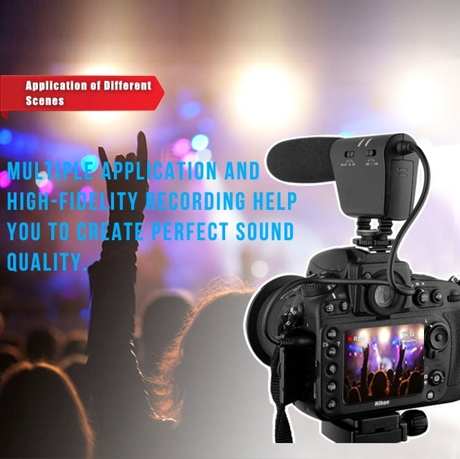 TAKSTAR SGC-598 Professional Photography Interview Dedicated Microphone for DSLR & DV Camcorder