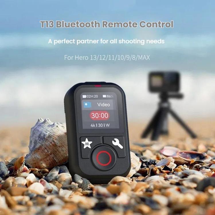 TELESIN T13 60m Sports Camera Wireless Bluetooth Remote Control For GoPro HERO13 Black /12 Black /11 Black /10 Black /9 Black /8 Black /Max