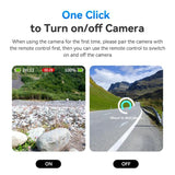 TELESIN T13 60m Sports Camera Wireless Bluetooth Remote Control For GoPro HERO13 Black /12 Black /11 Black /10 Black /9 Black /8 Black /Max