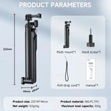 TELESIN Tri-folding Tripod For Sports Camera Mobile Phone Selfie Stand Desktop Fixed Bracket