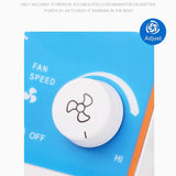 TRONOVO TR7001 Desktop Anti-Static Eliminator Anti-Static Small Ion Fan, EU Plug