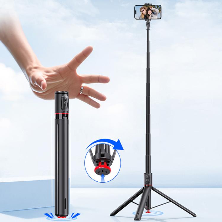 TT01 1.77m All-in-one Auto Pop Open Tripod Magnetic Remote Selfie Stick Default Title