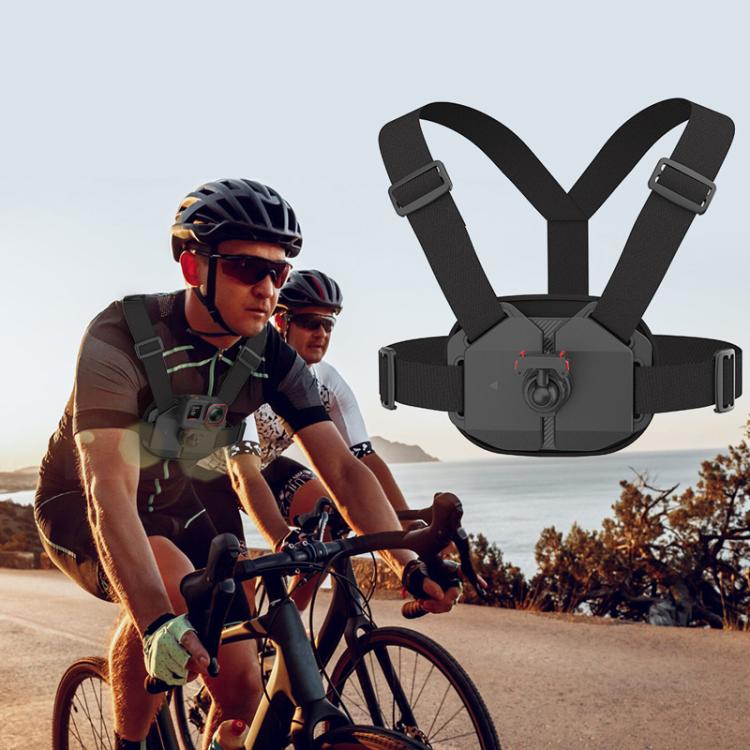 Universal Magnetic Quick-Release Chest Mount Harness For Action Cameras POV Hands-Free Recording