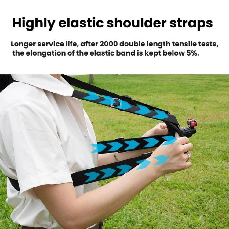 Universal Magnetic Quick-Release Chest Mount Harness For Action Cameras POV Hands-Free Recording