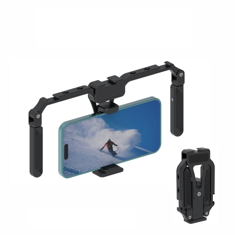 Universal Mobile Phone Gimbal Handle Stabilizer Aluminum Alloy Folding Rabbit Cage Default Title
