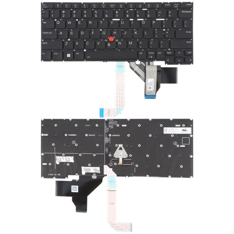 US Version Laptop Keyboard with Pointing for Lenovo Thinkpad X13 Gen 4 X13 Yoga Gen 4 Default Title