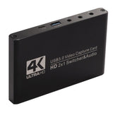 USB 3.0 HD Video Capture Card 4K Camera Computer Game Live Recording Box