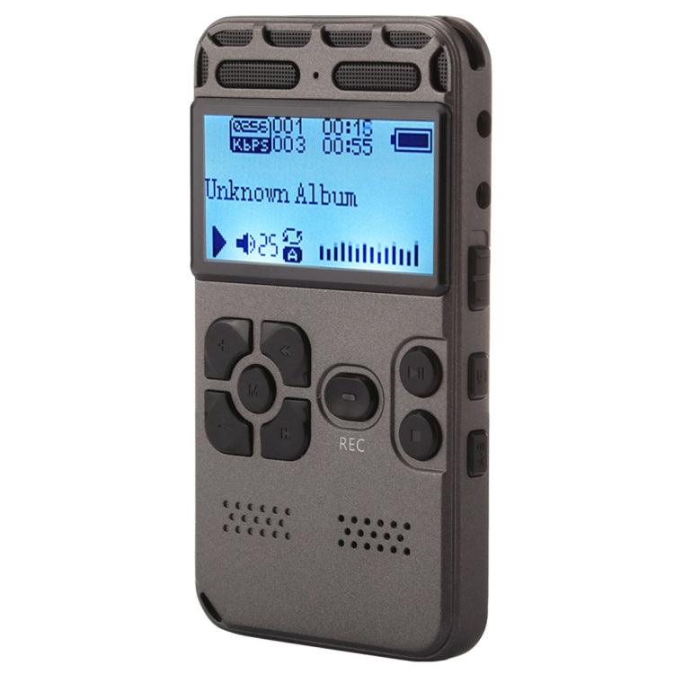 VM181 Portable Audio Voice Recorder, 8GB, Support Music Playback / TF Card / LINE-IN & Telephone Recording Default Title