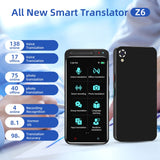 VORMOR Z6 5.0 inch HD Touch Screen Smart AI Translator 139 Languages with Offline Translation / Photo Translation