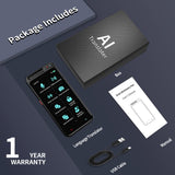 VORMOR Z6 5.0 inch HD Touch Screen Smart AI Translator 139 Languages with Offline Translation / Photo Translation