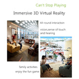 VR SHINECON G04E Virtual Reality 3D Video Glasses Suitable for 3.5 inch - 6.0 inch Smartphone with HiFi Headset