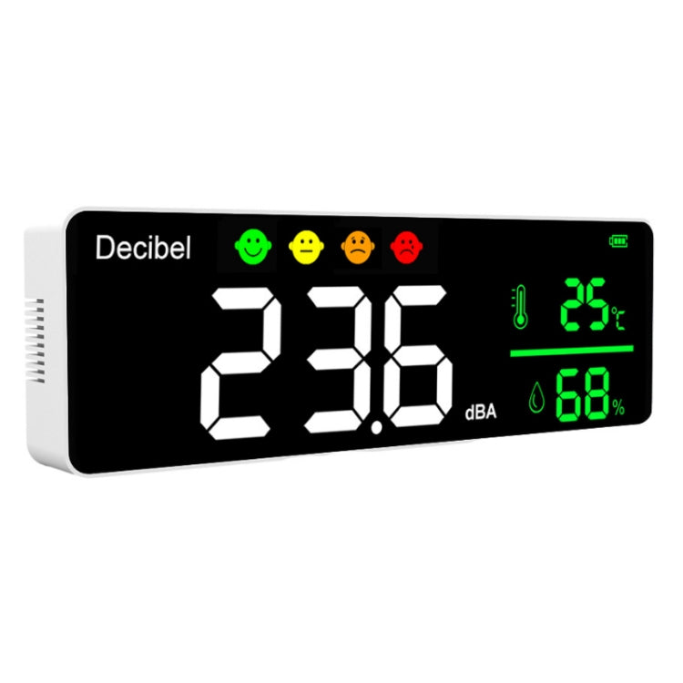 Wall-mounted Decibel Meter Temperature & Humidity Detector Default Title
