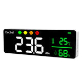 Wall-mounted Decibel Meter Temperature & Humidity Detector