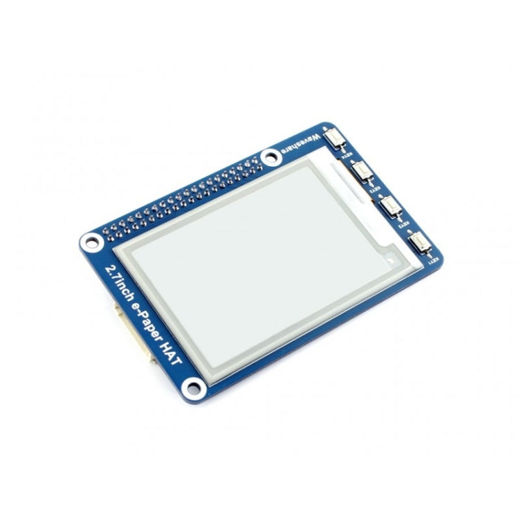 Waveshare 2.7 inch 264x176E-Ink Display HAT for Raspberry Pi, SPI Interface Default Title