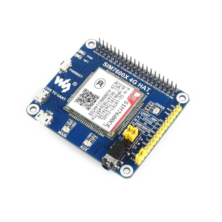 Waveshare 4G / 3G / 2G / GSM / GPRS / GNSS HAT for Raspberry Pi, LTE CAT4, for China Default Title