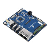 Waveshare Dual Gigabit Ethernet 5G / 4G Base Board for Raspberry Pi CM4 Default Title