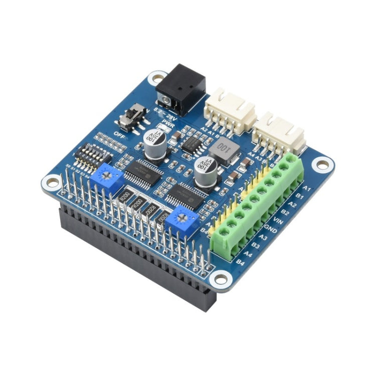 Waveshare HRB8825 Stepper Motor HAT For Raspberry Pi, Drives Two Stepper Motors, Up To 1/32 Microstepping Default Title