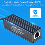 Waveshare Metal Case Gigabit PoE Splitter, 5V 2.5A Type-C Out