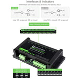 Waveshare Modbus RTU 8-Channel RS485 Relay Module With Digital Input Multi Isolation Protection Circuits, 7~36V Power Supply