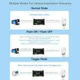 Waveshare Modbus RTU 8-Channel RS485 Relay Module With Digital Input Multi Isolation Protection Circuits, 7~36V Power Supply