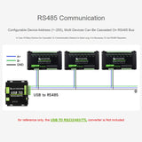 Waveshare Modbus RTU 8-Channel RS485 Relay Module With Digital Input Multi Isolation Protection Circuits, 7~36V Power Supply