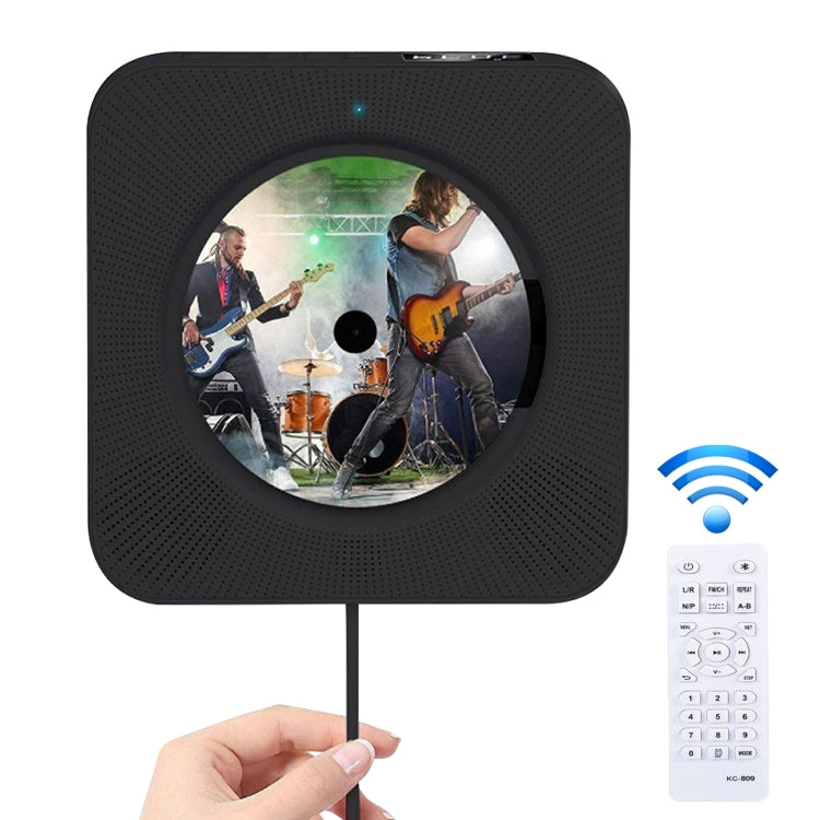 The Second Generation Portable Digital Display Bluetooth Speaker CD Player with Remote Control, Digital Display Digital Display Black