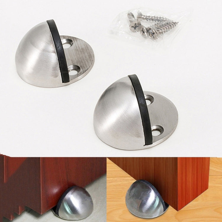 2pcs/pack Stainless Steel Door Stop Free Punch Door Top Cabinet Hardware Accessories, Door Stop Free Punch Door Stop Free Punch