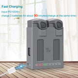 For DJI Mavic 4 Pro YX Dual-Channel Charger Battery Manager Simultaneous Charging Station, Dual-Channel