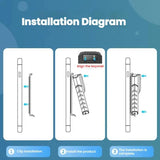 Cell Phone Back Clip Portable Wireless Bluetooth Scanner, E800