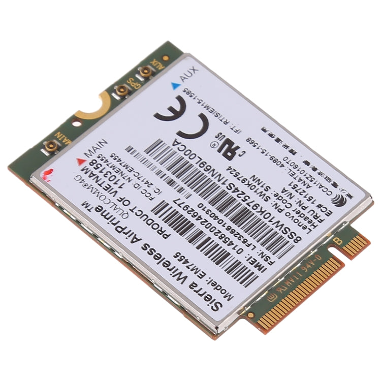 EM7455 Sierra Wireless FDD/TDD LTE Cat6 4G Module, 4G CARD for Lenovo laptop ThinkPad P50 P50S P40 Yoga L460 T460 T460P T460S, EM7455