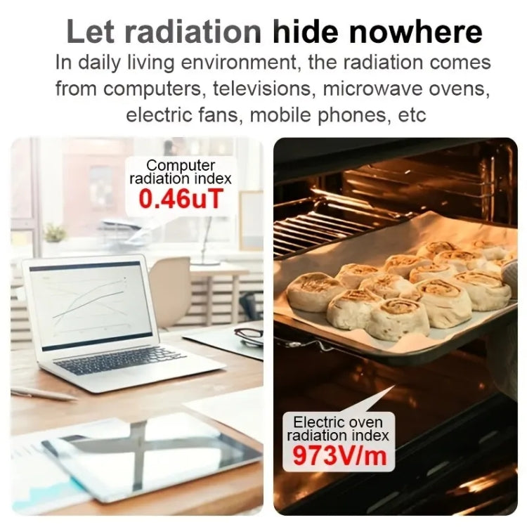 MESTEK EMF01 Electromagnetic Radiation Detector Highly Sensitive 3-Axis Sensing Probe, EMF01