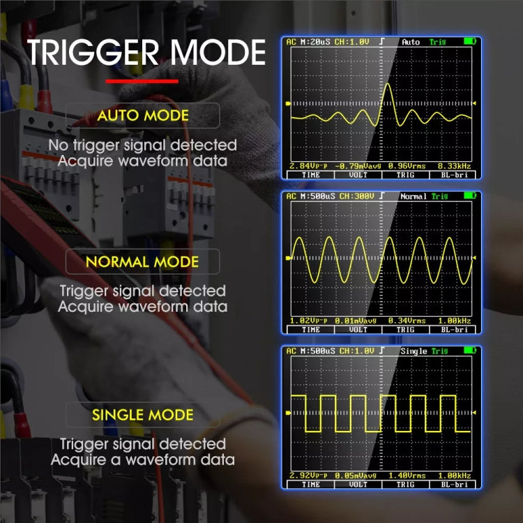 TOOLTOP 2 In 1 DIY Oscilloscope Mini Multimeter, ET2010A