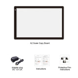 23W 12V LED Three Level of Brightness Dimmable A2 Acrylic Copy Boards Anime Sketch Drawing Sketchpad, EU Plug, EU Plug