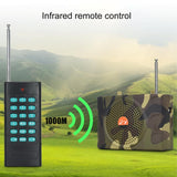 25W Bluetooth Voice Amplifier Bird Hunting Speaker Supports USB/TF/FM 1000m Remote Control, EU Plug, US Plug