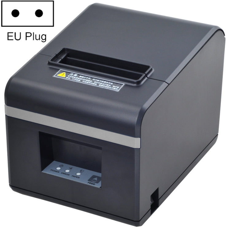 Xprinter XP-N160II Thermal Ticket Printing Machine Bluetooth Receipt Printer, US Plug, EU Plug, UK Plug EU Plug Gray