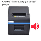 Xprinter XP-N160II Thermal Ticket Printing Machine Bluetooth Receipt Printer, US Plug, EU Plug, UK Plug