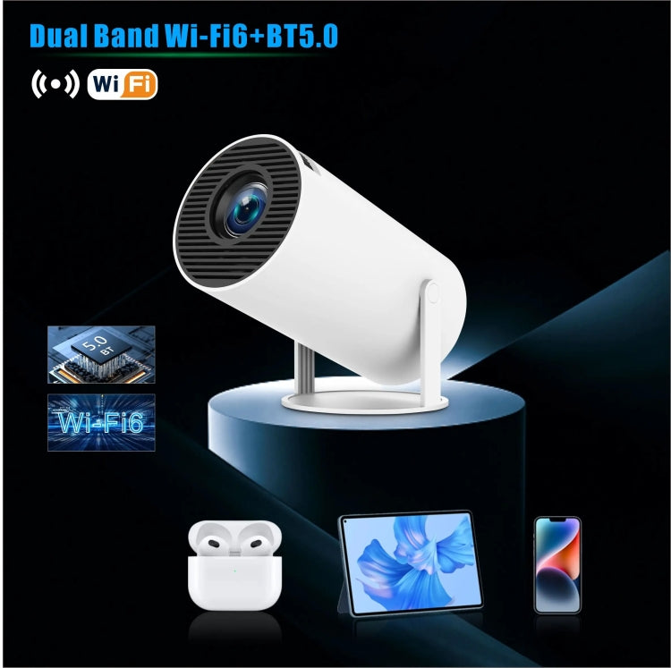 HY300 PRO Smart Projector Android 11.0 System 160 Lumen Portable Projector, EU Plug, US Plug, UK Plug, AU Plug