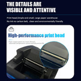 POS-5890U 58mm USB+Bluetooth Thermal Receipt Printer, EU Plug, US Plug