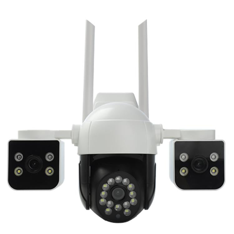 QX155 6MP Triple Camera WiFi Version Supports Humanoid Detection, EU Plug, US Plug, UK Plug, AU Plug UK Plug