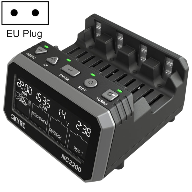 SKYRC NC2200 Multifunction Battery Charger Analyzer, EU Plug, US Plug EU Plug