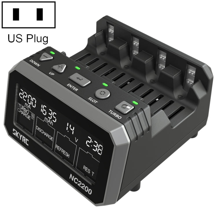 SKYRC NC2200 Multifunction Battery Charger Analyzer, EU Plug, US Plug US Plug