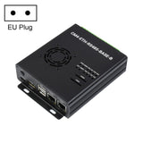 Waveshare Dual ETH Mini-Computer for Raspberry Pi CM4, Gigabit Ethernet, 4CH Isolated RS485 EU Plug
